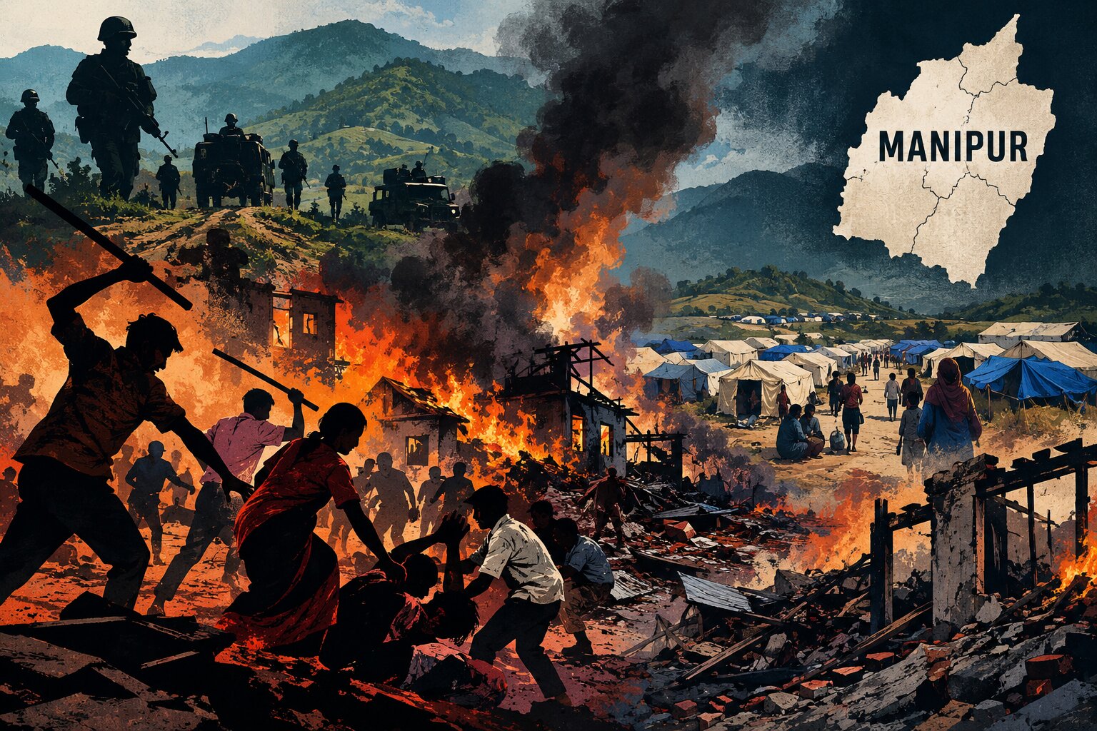 Manipur’s Ethnic & Politico-Administrative Faultlines: Why Did the Struggle for the State Become a Fight Between Communities?